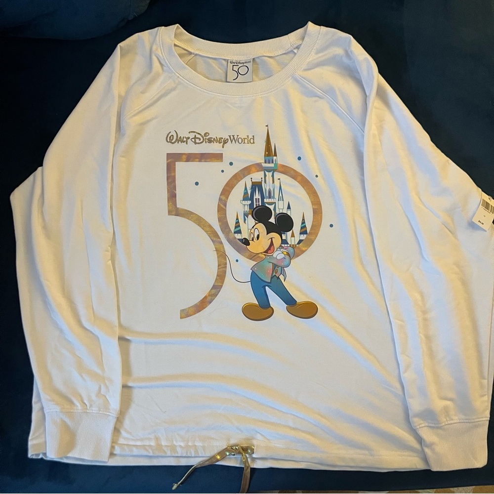 Disney World 50th Anniversary Sweatshirt NWT
